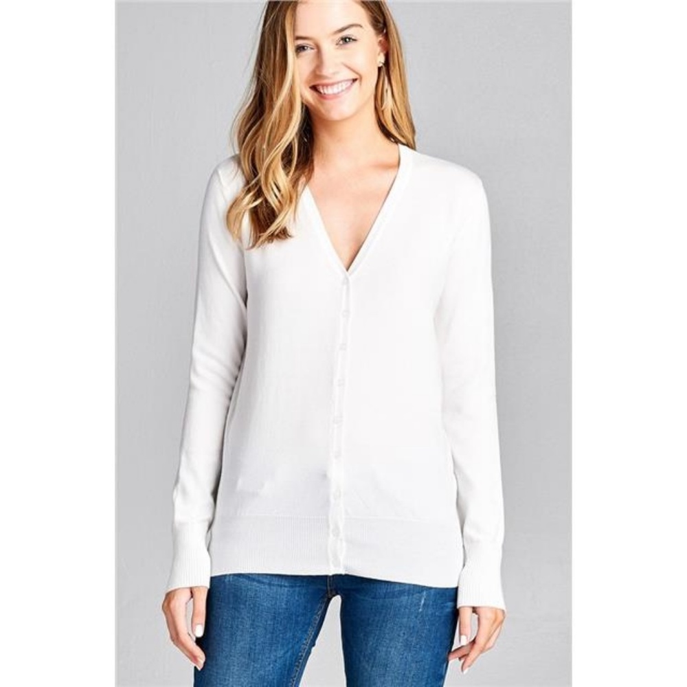 SWEET CLASSIC ROSE SOFT BUTTON DOWN CARDI 3 PACK